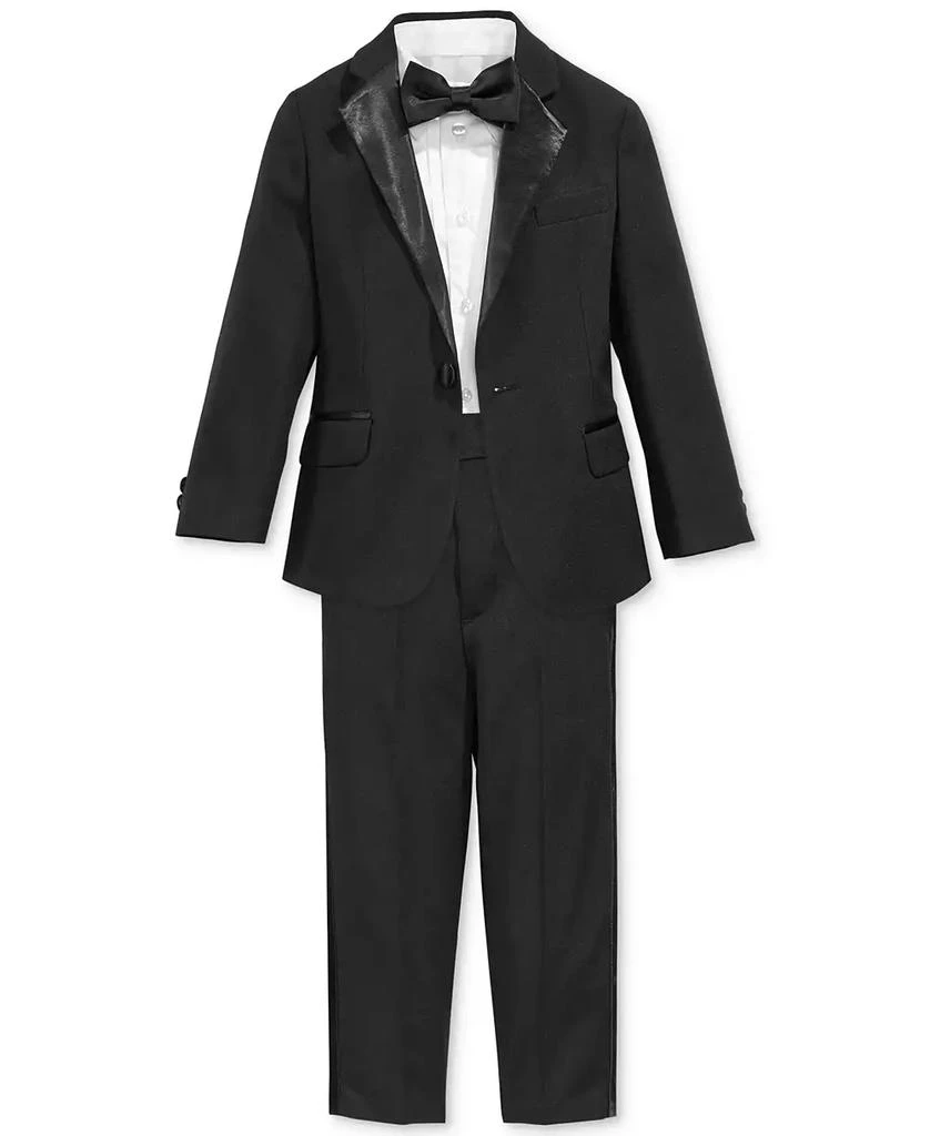 Nautica 4-Piece Tuxedo Suit, Shirt & Bowtie, Toddler and Little Boys 2