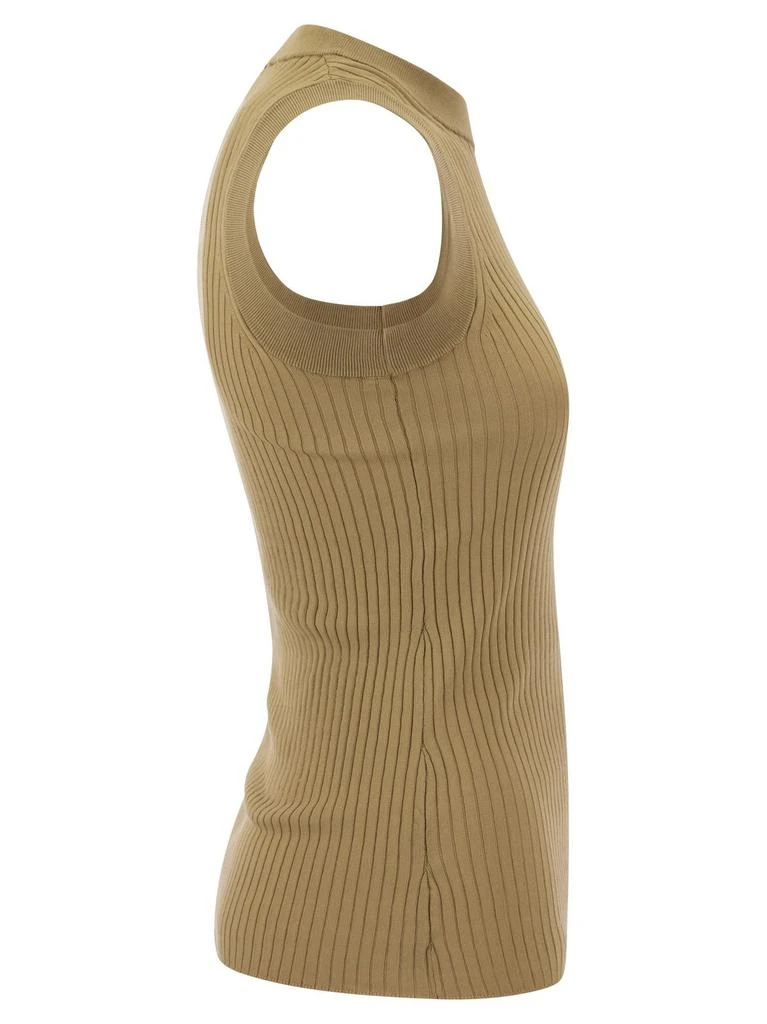 Max Mara Sportmax Toledo Crewneck Sleeveless Knitted Top 3