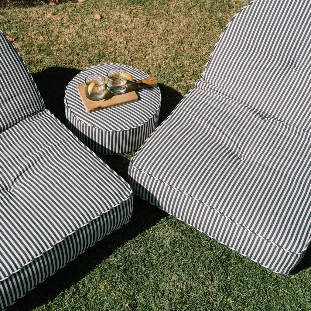 Business & Pleasure Business & Pleasure Reclining Pillow Lounger - Navy Stripe 4