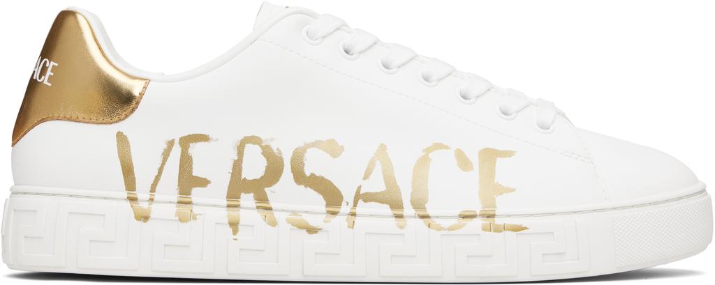 スニーカー Versace Sneaker Calf Leathersuedefabric 53352430-1_2.jpg