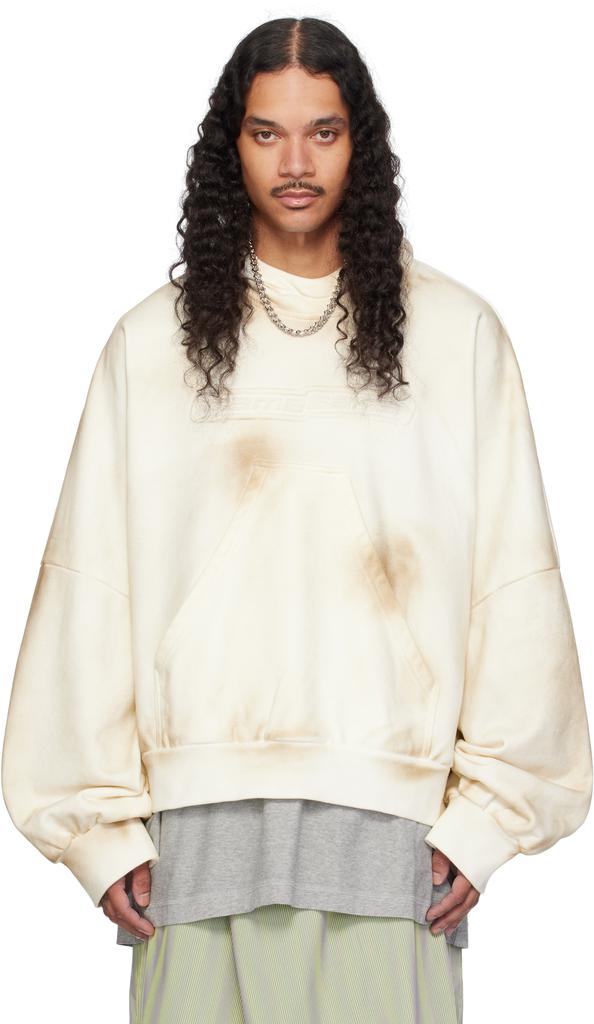 NAMESAKE Off-White Ports Stained Pop-Up Hoodie