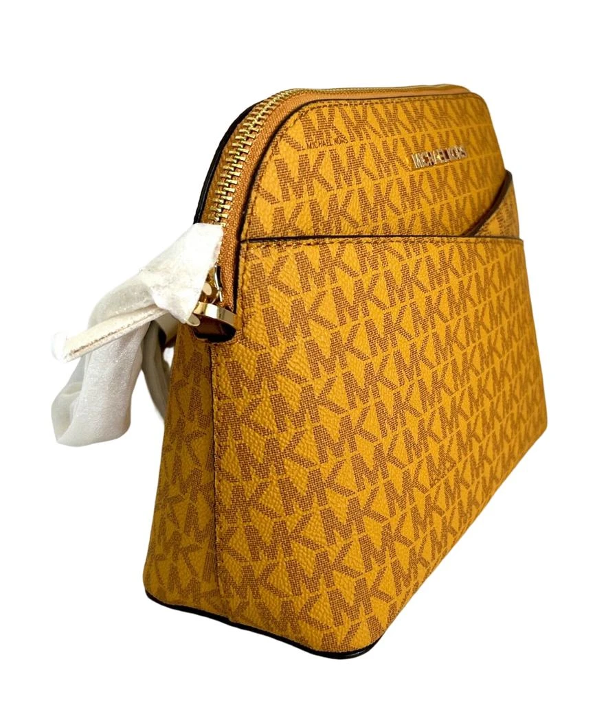 Michael Kors Women's Jet Set Travel MK Signature Dome Crossbody Bag 4