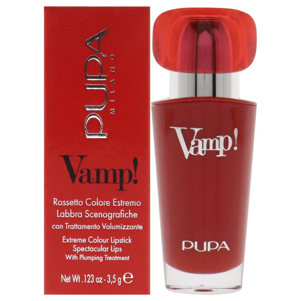 PUPA Milano Vamp! Extreme Colour Lipstick with Plumping Treatment - 101 Warm Nude by  for Women - 0.123 oz Lipstick