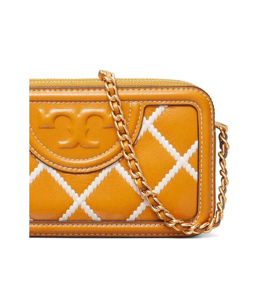 Tory Burch Fleming Pop Quilt Double-Zip Mini Bag 4