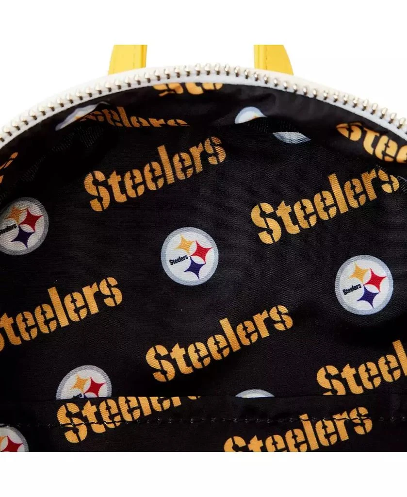 Loungefly Men's and Women's Pittsburgh Steelers Sequin Mini Backpack 3