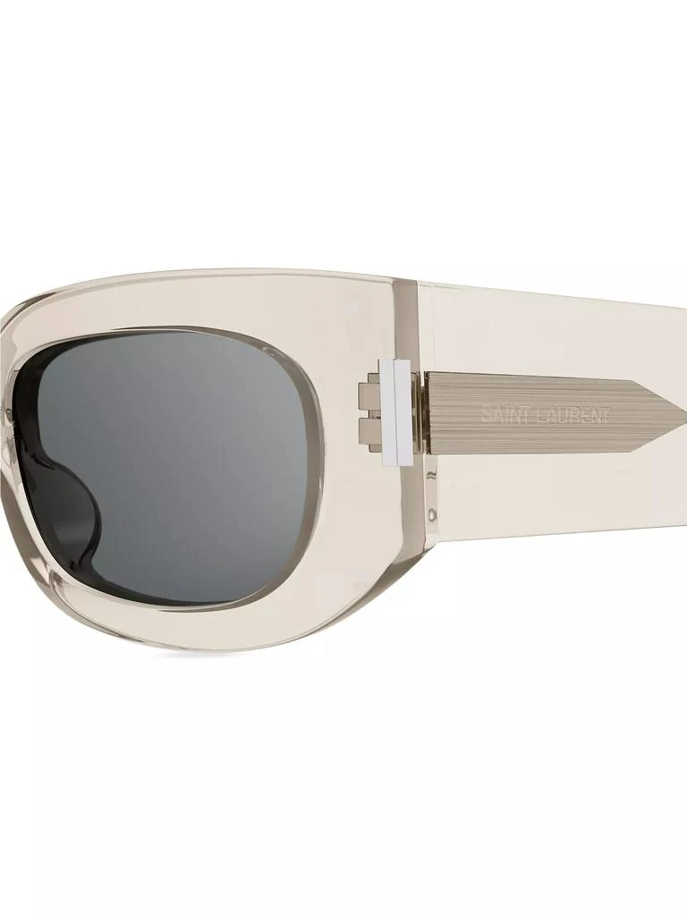 Bold Corner Angle 51MM Oval Acetate Sunglasses – On Sale Now  display picture 1