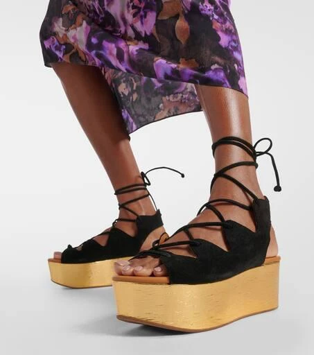 See by Chloé Liana 70 suede platform sandals 4