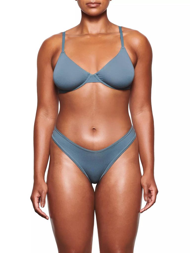 SKIMS Cotton Jersey Dipped Thong