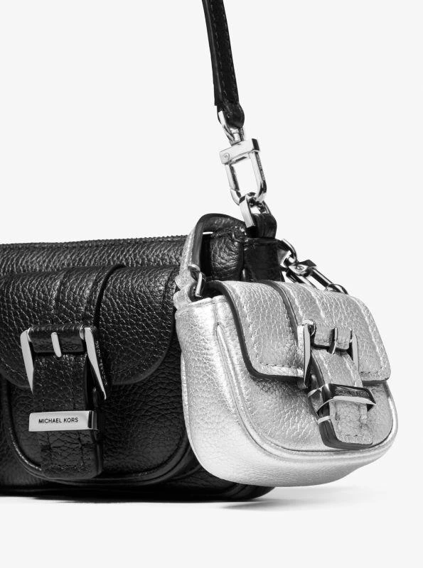 Michael Kors Zoe Metallic Pebbled Leather Airpod Case for Apple Airpods Pro® 2