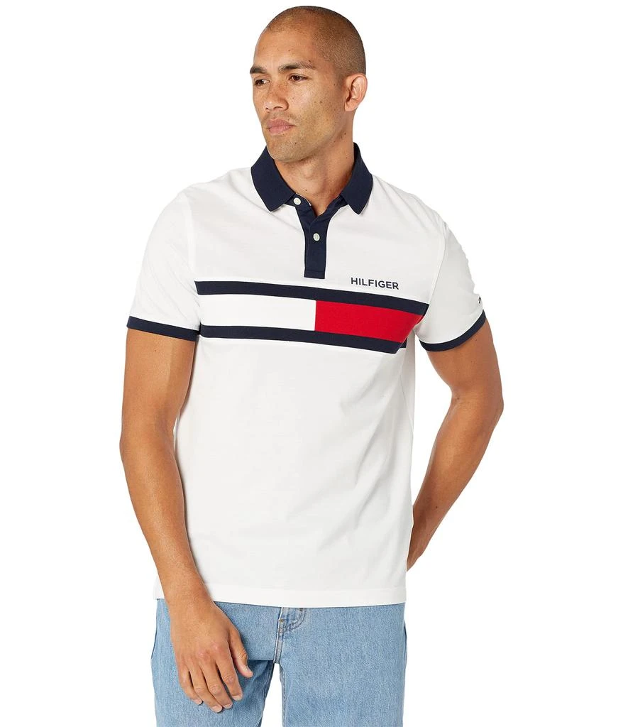 Tommy Hilfiger Flag Pride Polo Shirt in Custom Fit 1
