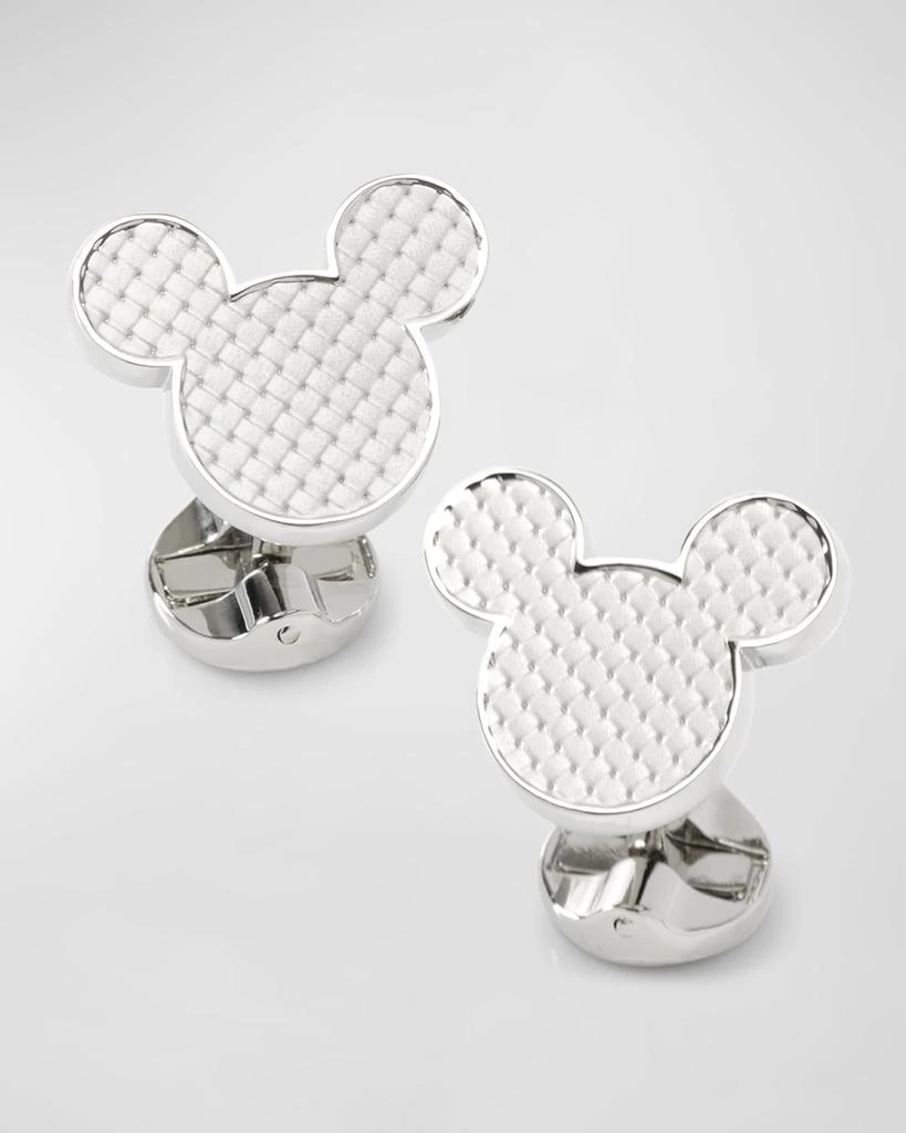 Cufflinks Inc. Men
s Disney Mickey Mouse Basket-Weave Cufflinks