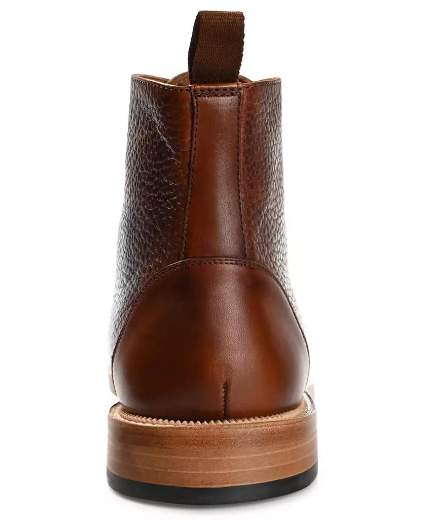 Taft Men's Rome Full-grain Leather Cap Toe Dress Boots 3