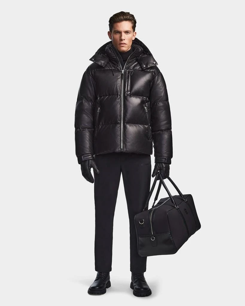 RUDSAK VINCENT X MEN'S  LEATHER DOWN PUFFER 1