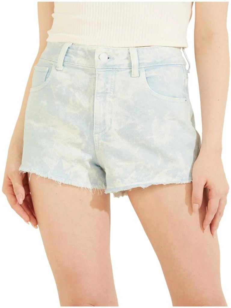 GUESS Womens Tie Dye Short Cutoff Shorts 4