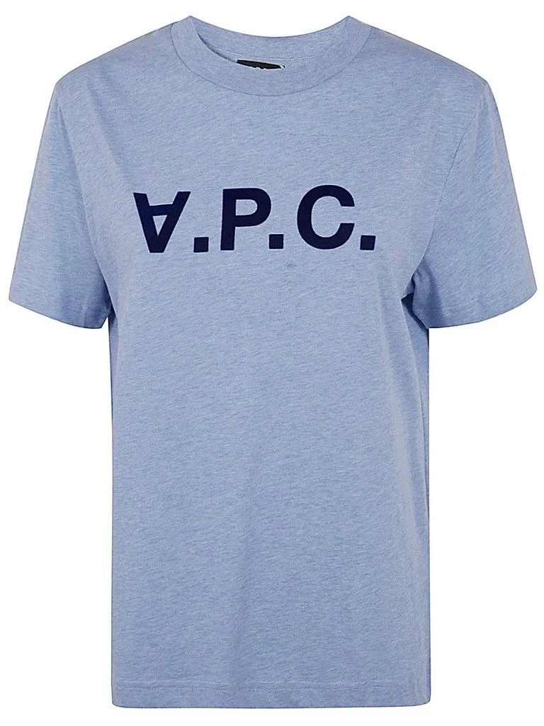 A.P.C. A.P.C. Logo Printed Crewneck T-Shirt 1