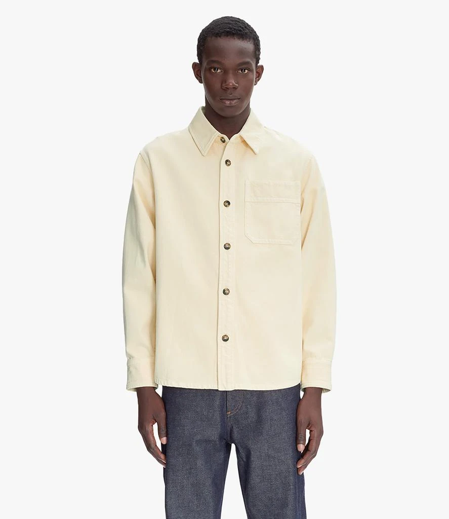 A.P.C. Basile Brodée Poitrine overshirt 1
