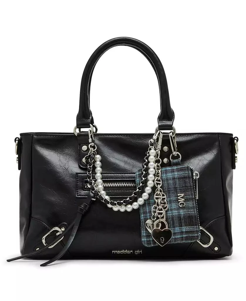 Madden Girl Violett Small Zipper Satchel Bag 1