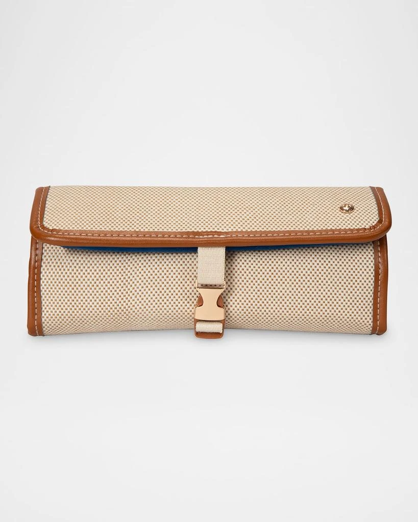 Stephanie Johnson Tropea Ivory Ashley Jewelry Roll 1