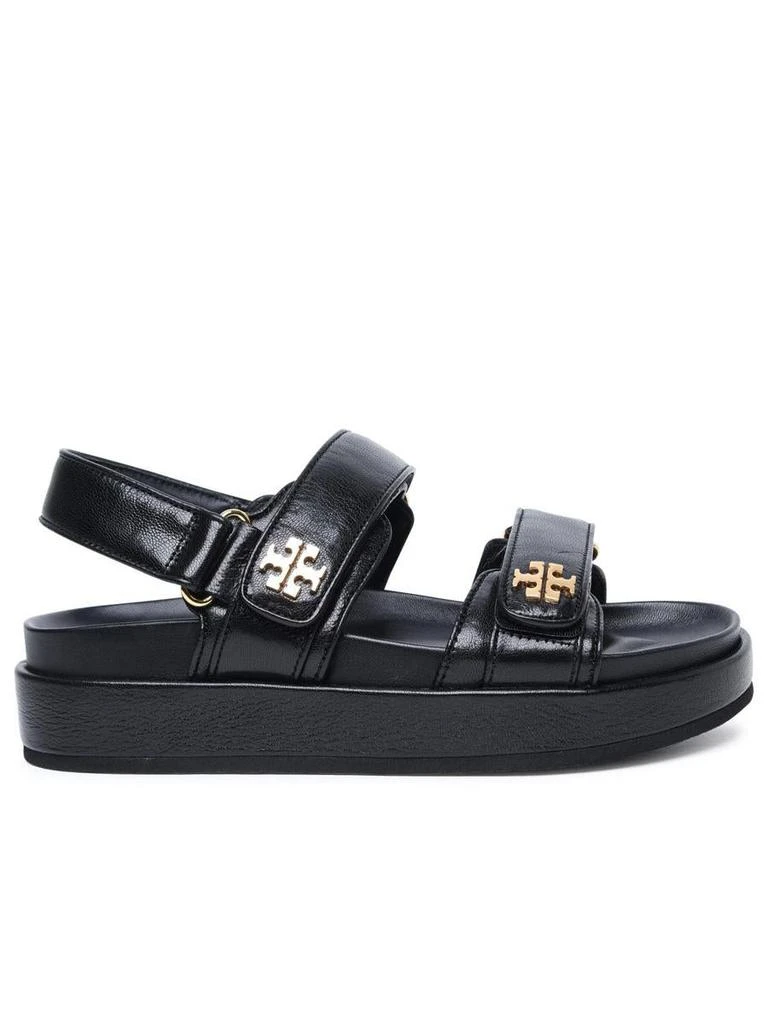 Tory Burch Tory Burch 'Kira' Black Leather Sports Sandals 1
