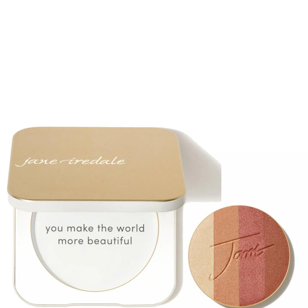Jane Iredale jane iredale Gold Refillable Compact and PureBronze Shimmer Bronzer Refill 0.9g 1