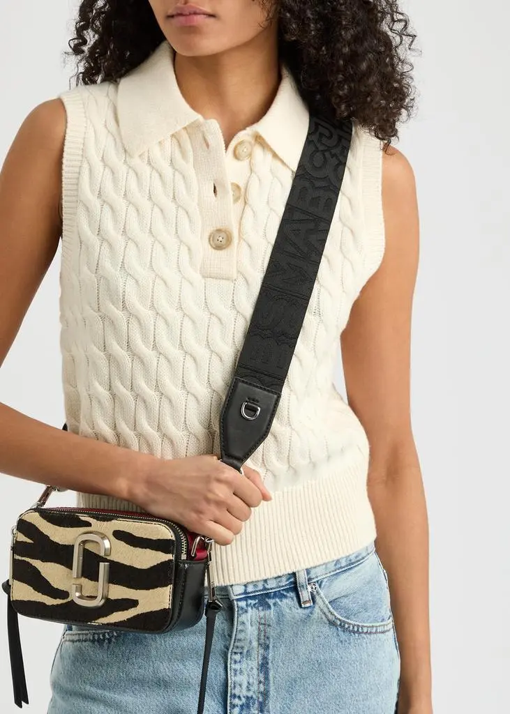 Marc Jacobs The Strap logo canvas bag strap 2