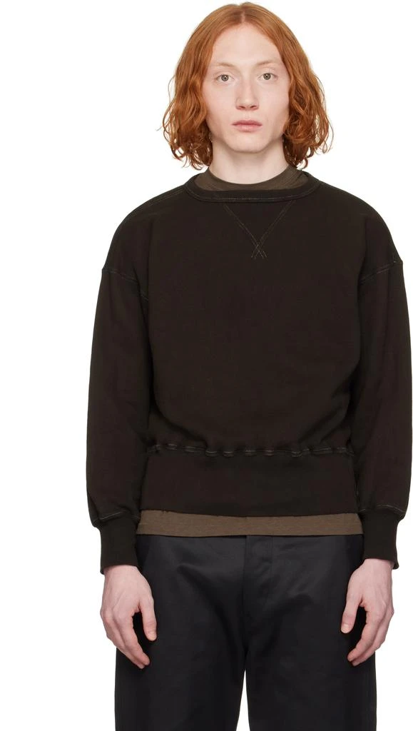 Taiga Takahashi Brown Lot. 603 Sweatshirt 1