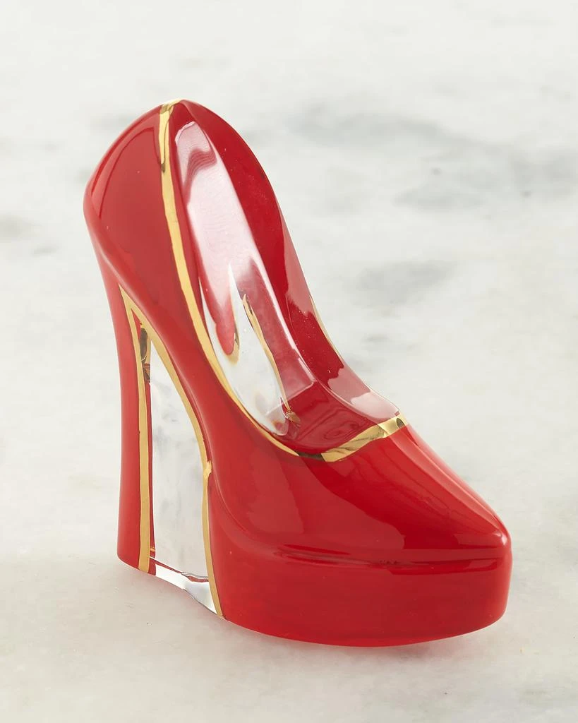 Kosta Boda Glass Shoe Paperweight 1