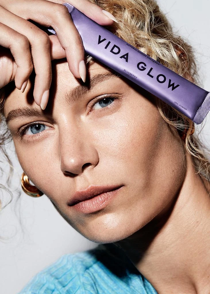 Vida Glow Natural Marine Collagen Sachets Blueberry 5