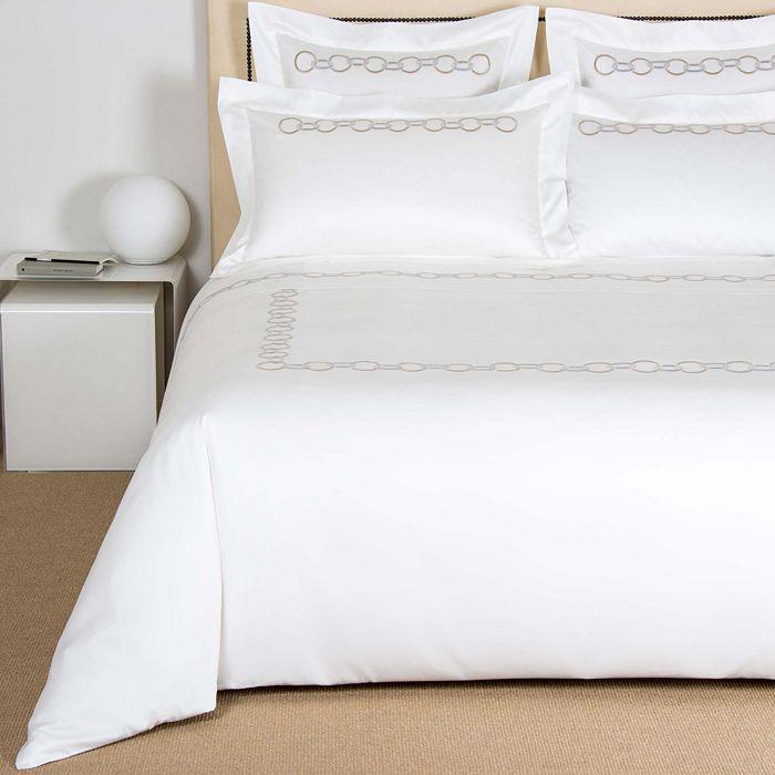 Frette Links Embroidery Sheet Set, Queen