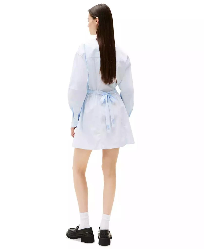 Tommy Jeans Women's Pinstripe Tie-Back Shirtdress 4
