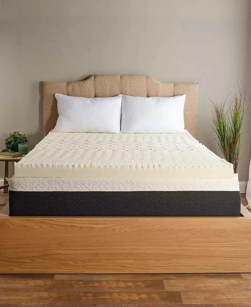 Isotonic 5 Zone 3" Memory Foam Mattress Topper 1