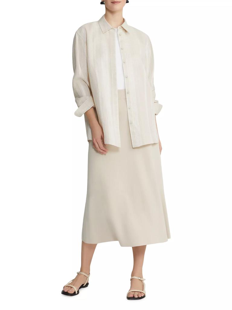 Lafayette 148 New York Boyfriend Oversized Shirt