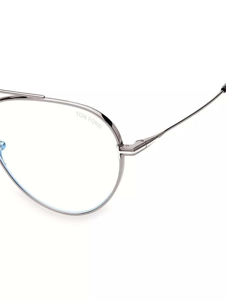 Tom Ford 56MM Aviator Blue Filter  Glasses 3