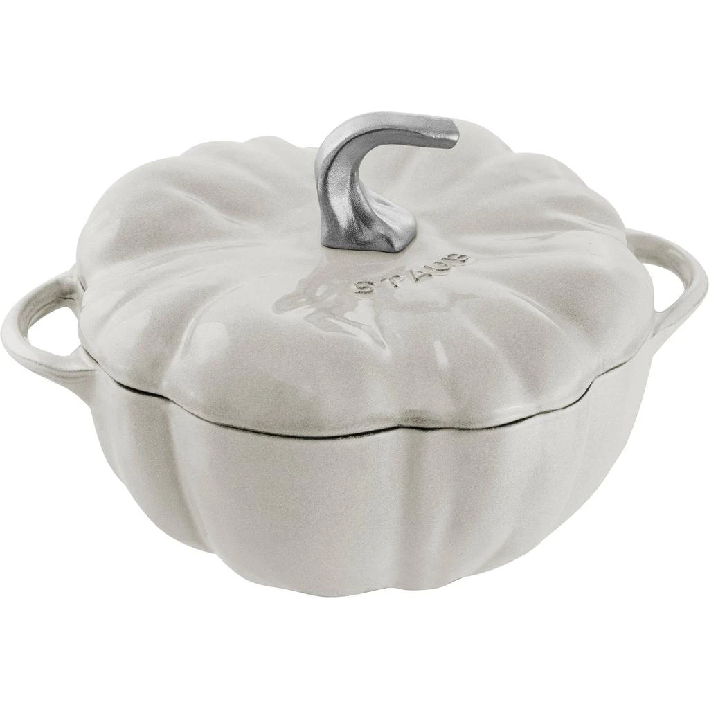 Staub STAUB Cast Iron 3.5-qt Pumpkin Cocotte with Stainless Steel Knob 7