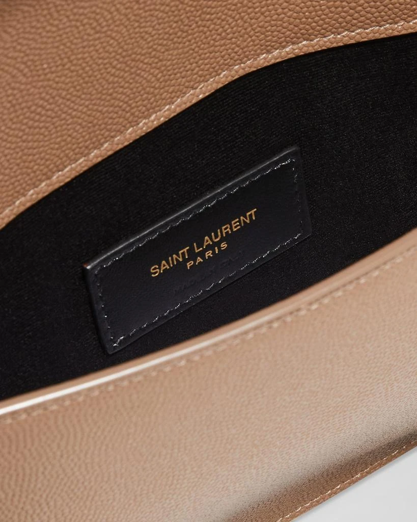Yves Saint Laurent Uptown YSL Pouch in Grained Leather 6