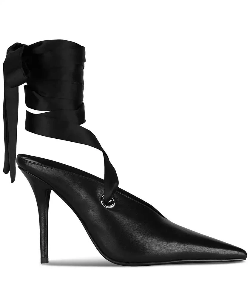 Jeffrey Campbell Grateau Sculpted High-Heel Lace-Up Mules 2