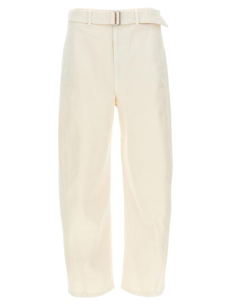 Lemaire twisted Belted Pants Jeans White XS - Jeans Lemaire twisted Belted Pants Jeans White XS - Jeans