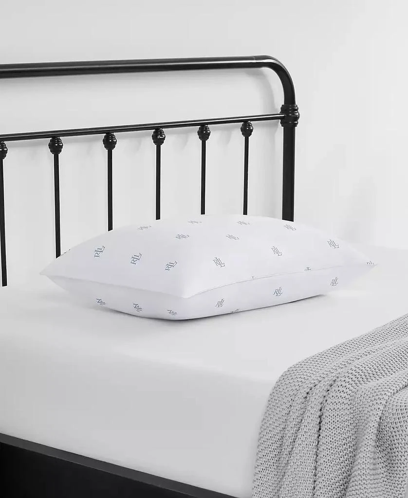 Ralph Lauren Logo Extra Firm Density Down Alternative Pillow, King 2