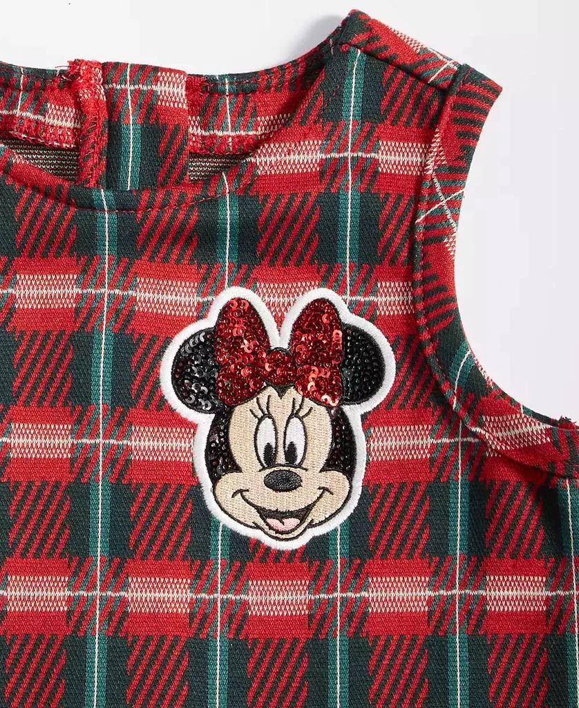 Disney Toddler & Little Girls Minnie Mouse Yarn-Dyed Plaid Dress 3