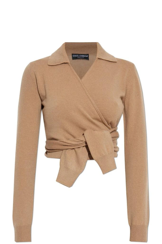 Dolce
Gabbana Dolce
Gabbana Wrapped Knitted Cardigan from Cettire