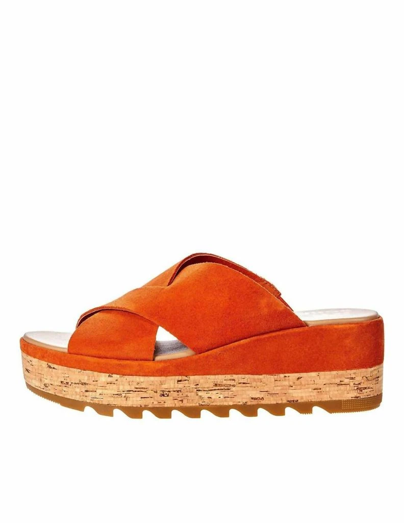 Sorel Cameron Flatform Mule In Desert Sun, Gum 1