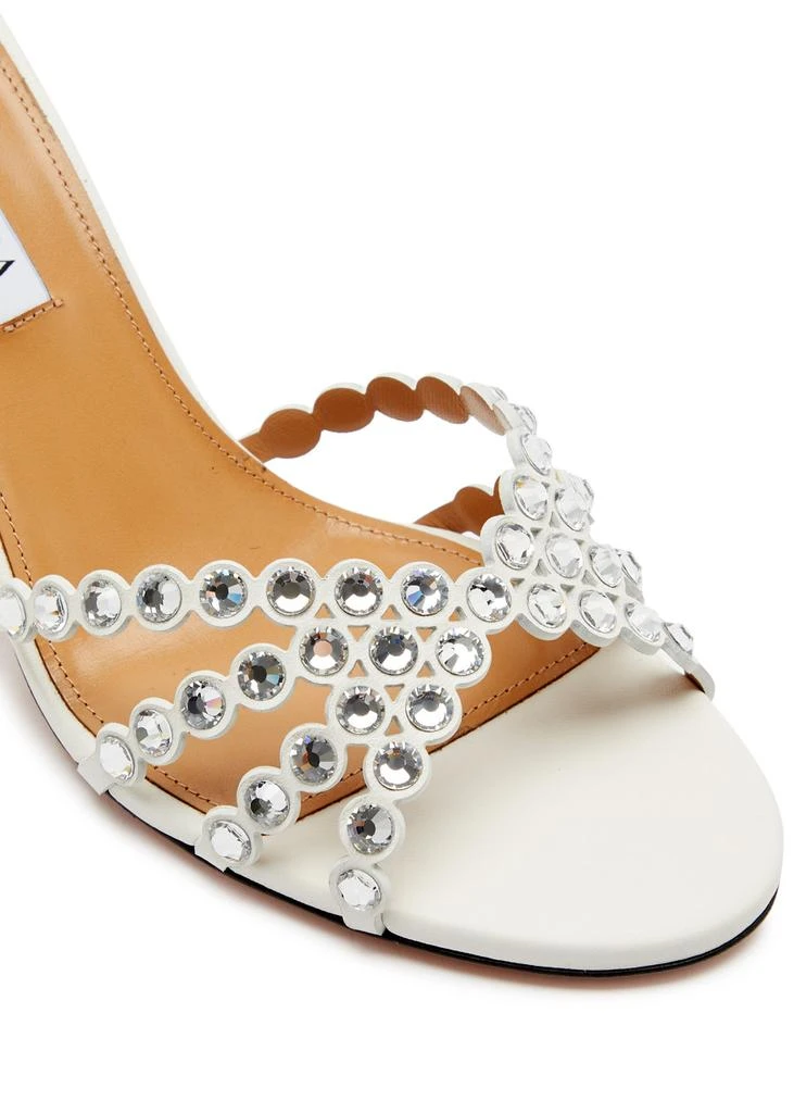 Aquazzura Tequila 75 leather mules 3