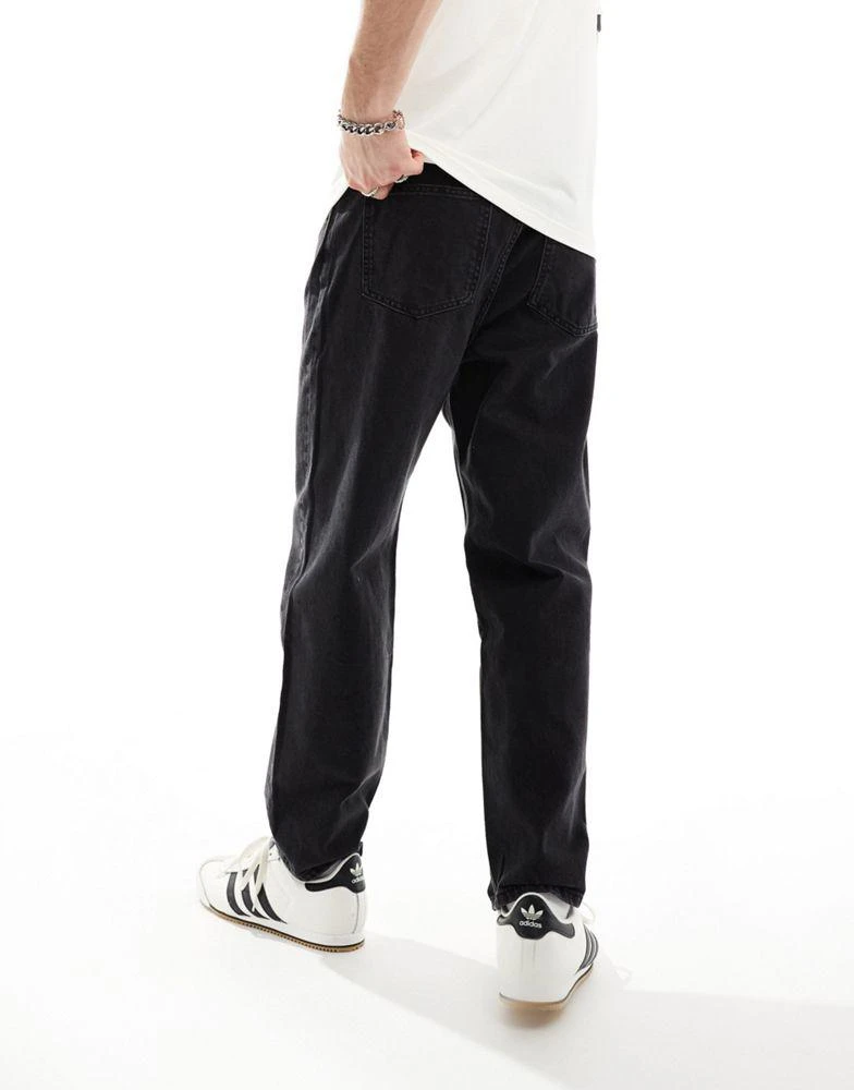 Bershka Bershka loose fit jeans in black 2