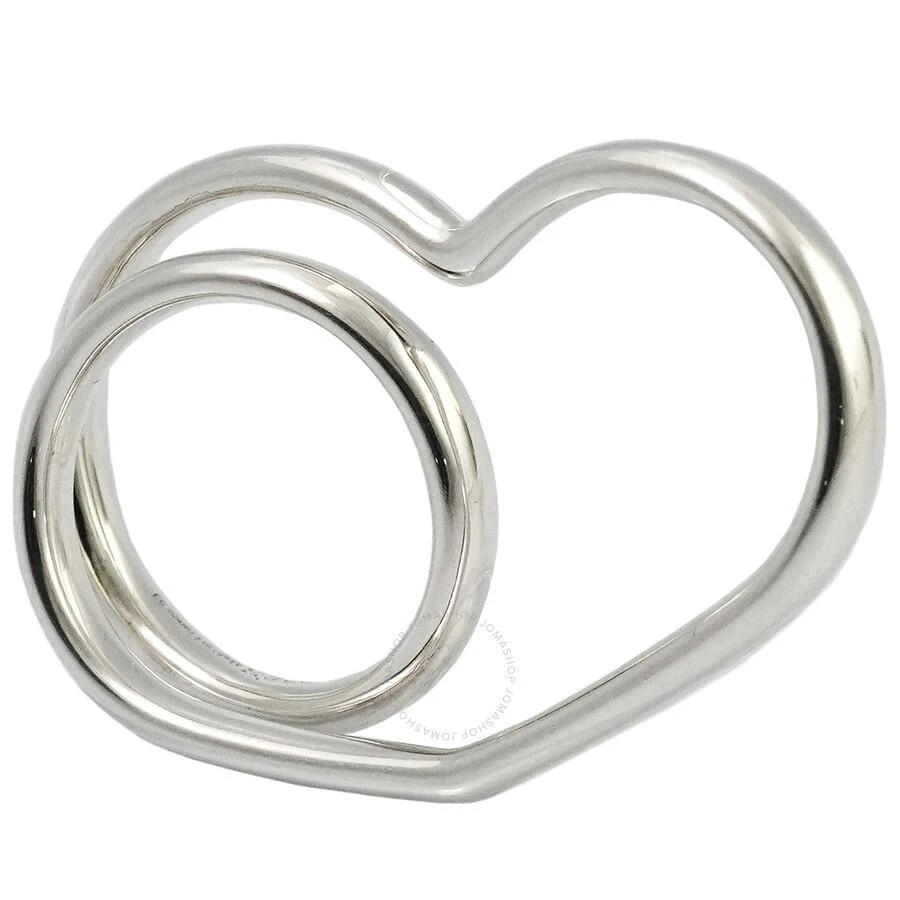 Hermes Hermes Vertige Coeur Double Ring, Medium, Brand Size 53 1