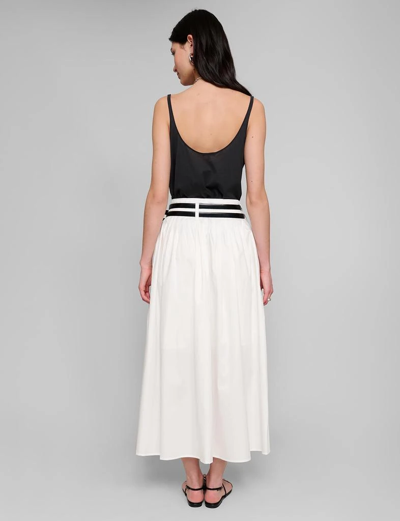 Pixie Market Thea White Double Belted Skirt-BESTSELLER 8