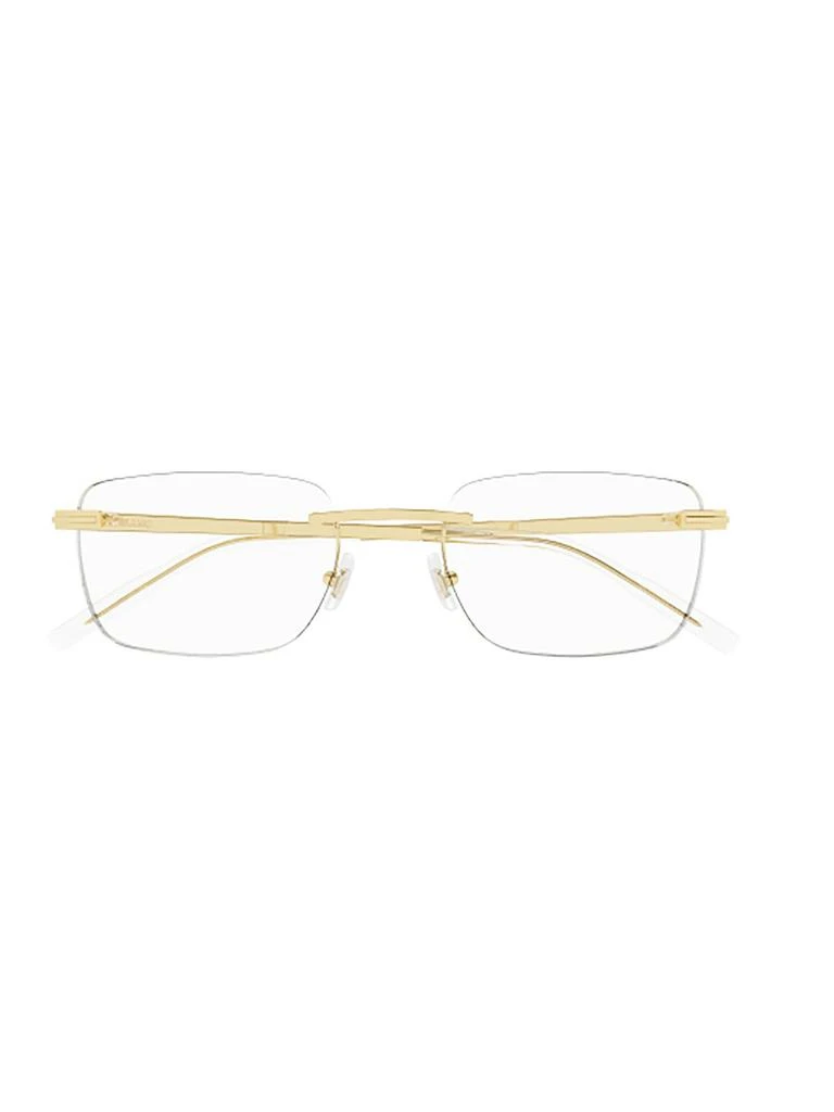 MontBlanc Montblanc Rimless Rectangular Frame Glasses 1