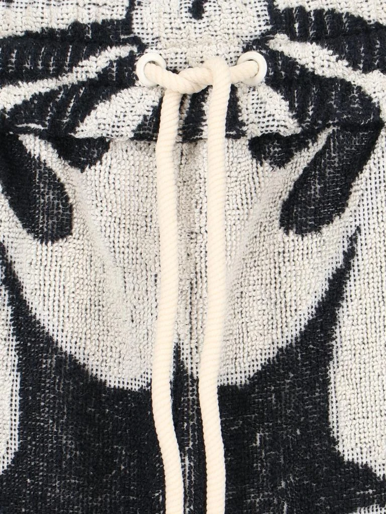 Zimmermann Zimmermann Halliday Logo Intarsia Fringed Hem Towelling Pants 4