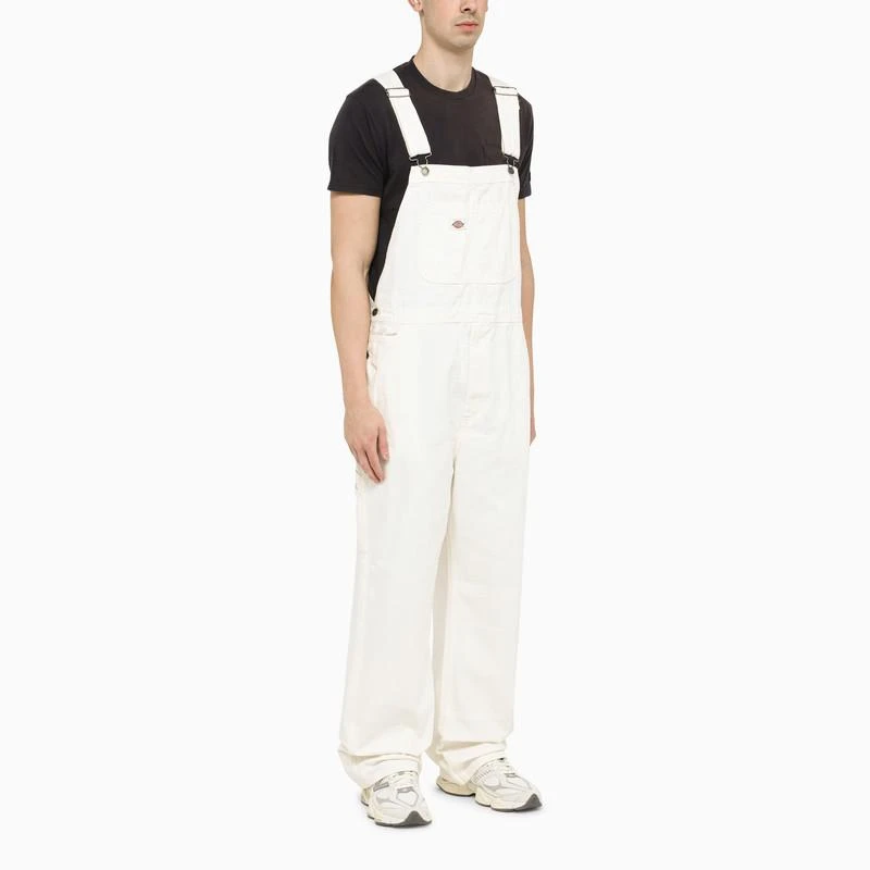 DICKIES WHITE BIB OVERALL JUMPSUIT 2