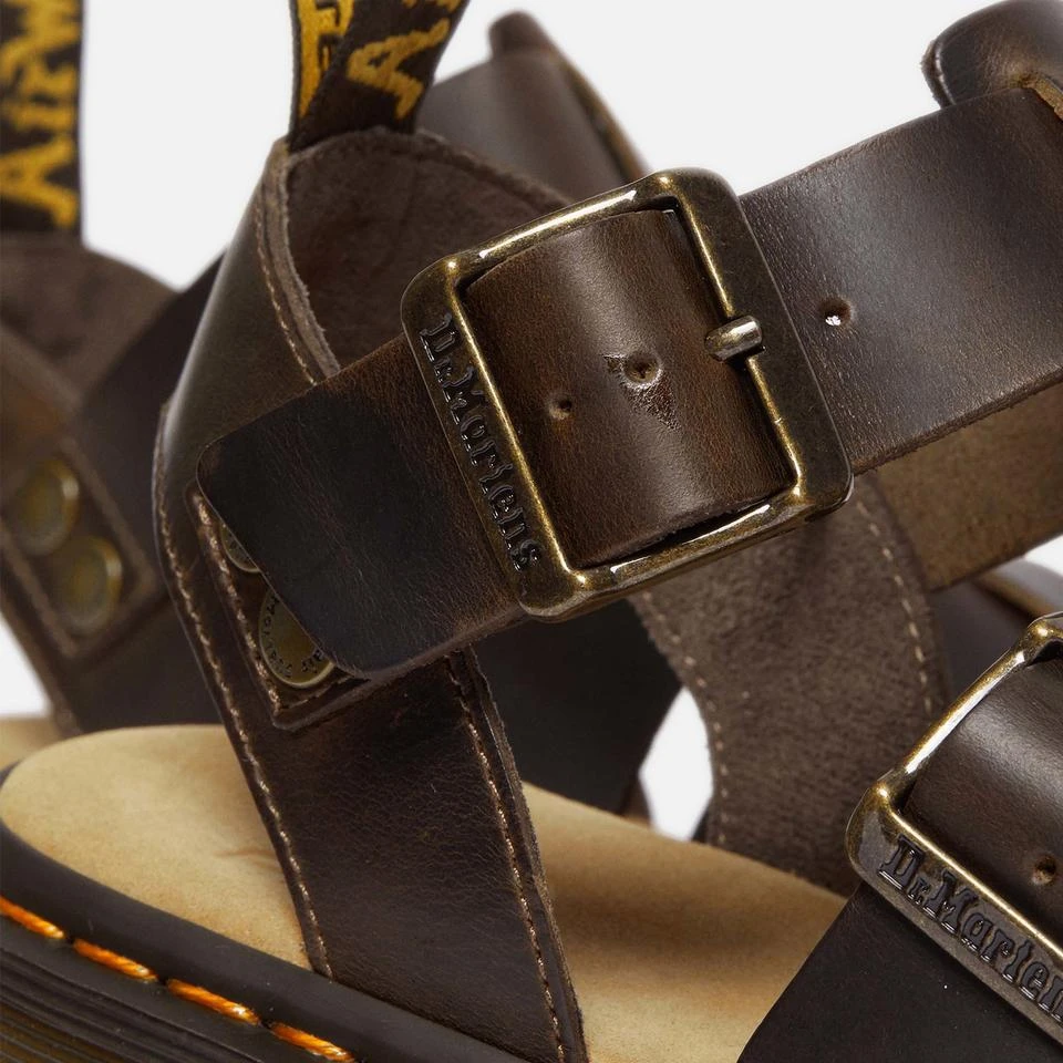 Dr. Martens DR. MARTENS MEN'S GARIN LEATHER FISHERMAN SANDALS 5
