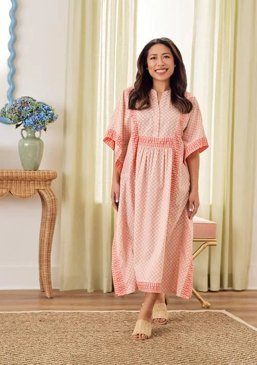 Women's Printed Caftan Dress  On Sale Now with Up to 50% Off | Discover  Exclusive Deals & Savings at BeyondStyle  Authentic Crown & Ivy  Women|Maxi Dresses | Dresses | Women's